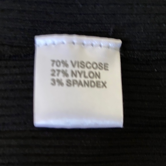 Sleeveless Ribbed Knit Midi Dress. Size S. NWOT  Black - Picture 13 of 14